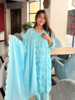 সম্পূর্ণ প্রিমিয়াম সুতি থ্রি পিস - Image 4
